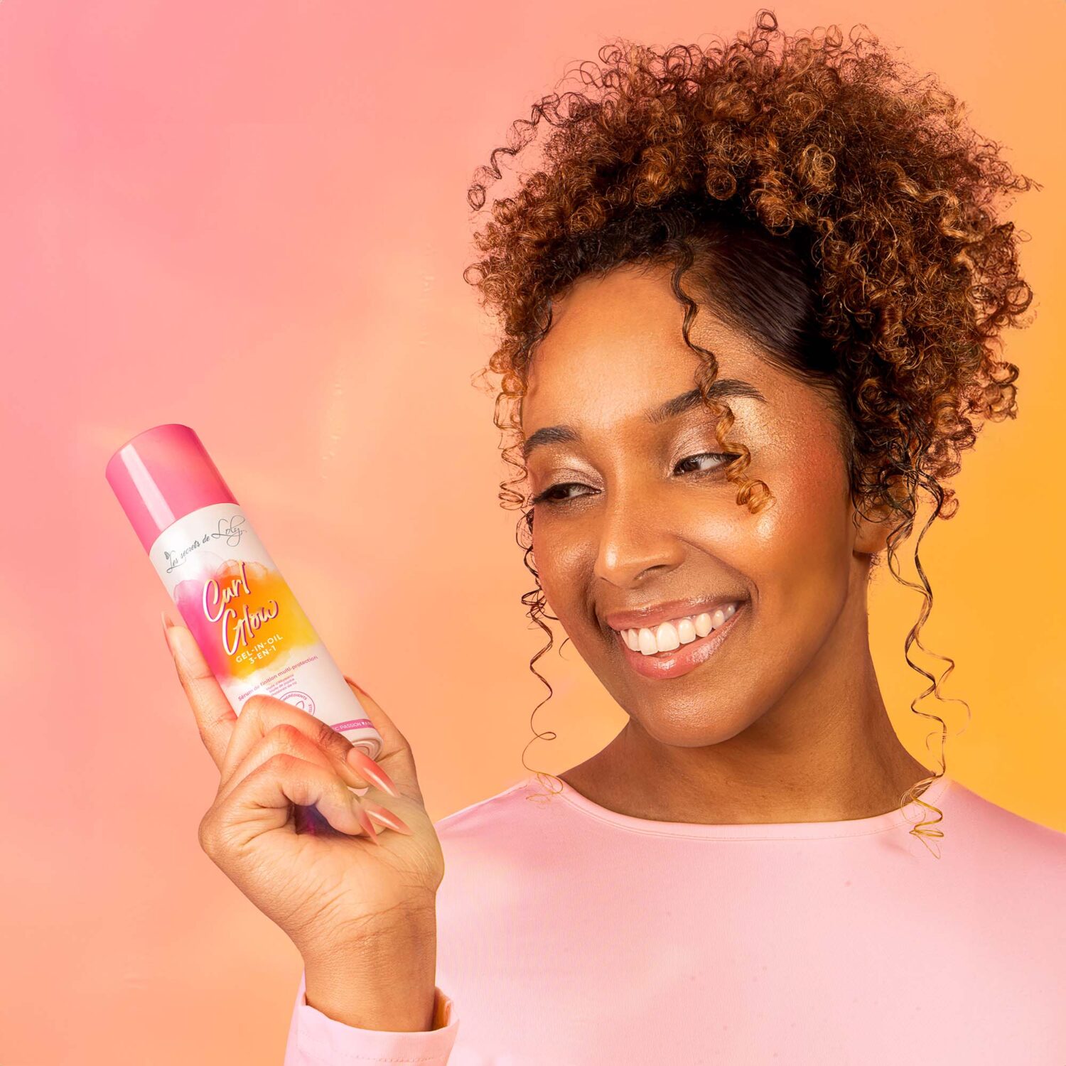 Curl Glow Gel-in-oil 3-en-1 Serum de finition - Les Secrets de Loly -100ml – Image 6