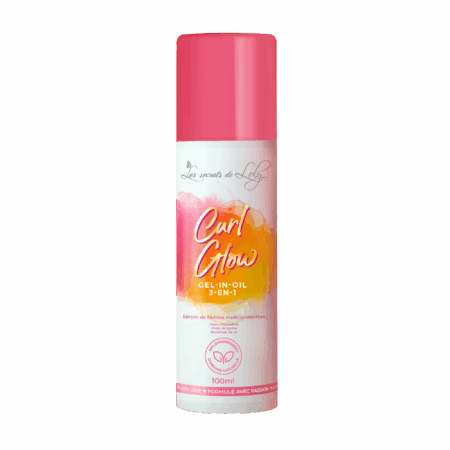 Curl Glow Gel-in-oil 3-en-1 Serum de finition -100ml