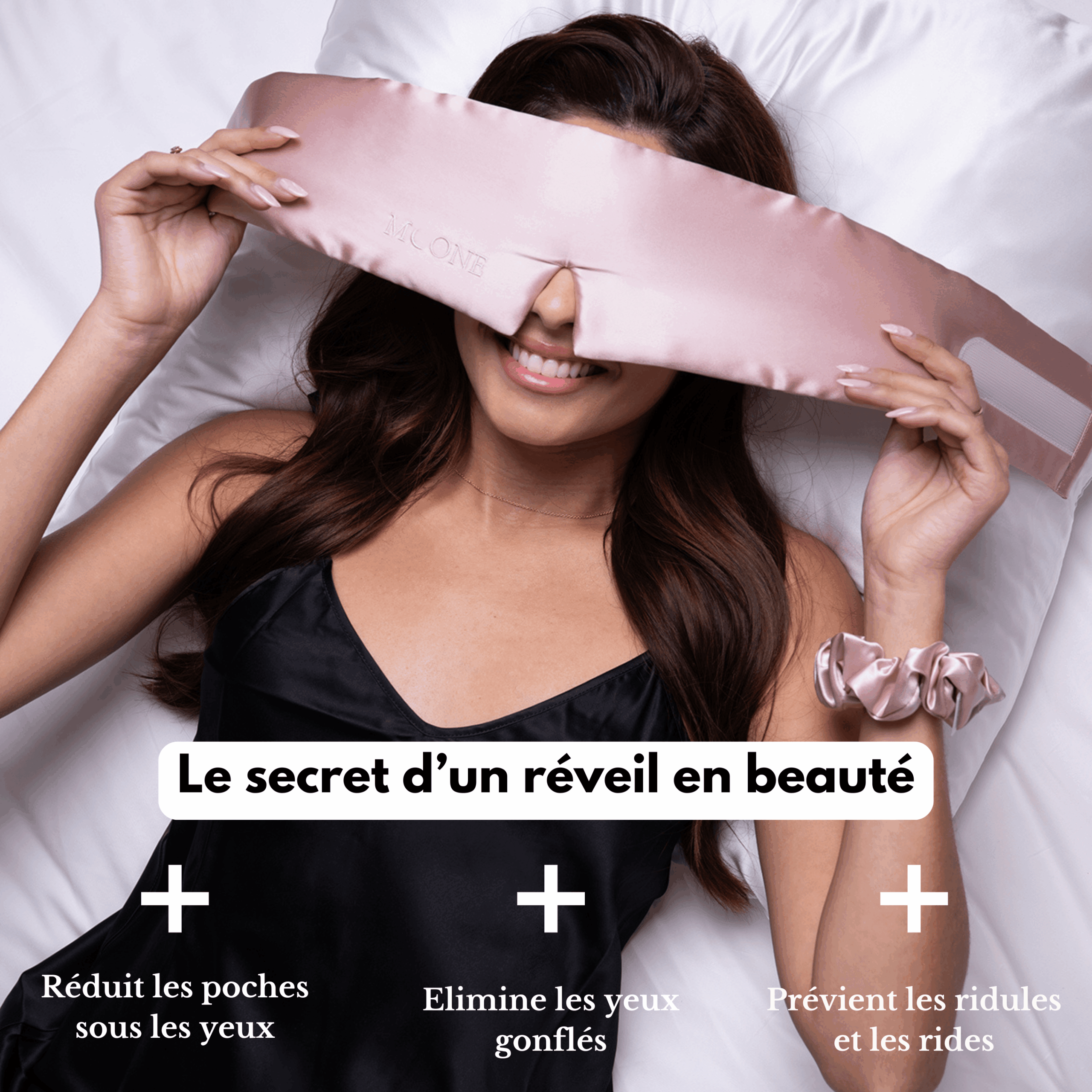 Masque de nuit réparateur en soie - MOONE - 5 coloris – Image 7